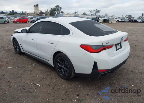 2023 BMW I4 Edrive35 z USA, uszkodzony, nr VIN WBY43AW00PFR40553